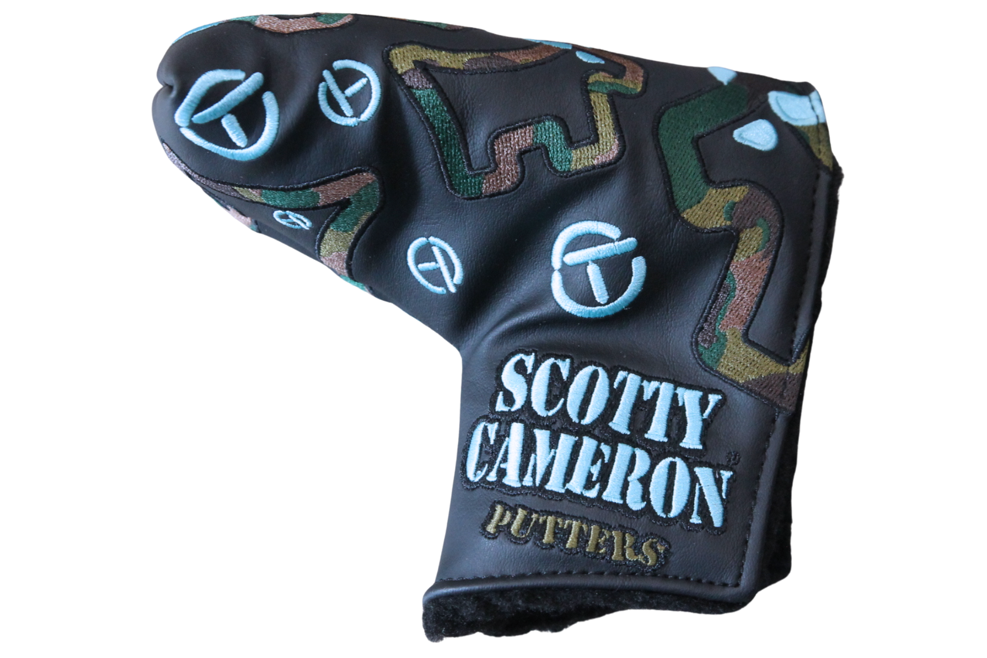 Scotty Cameron Circle T Tiffany Camo Bulldog Mid Mallet Headcover