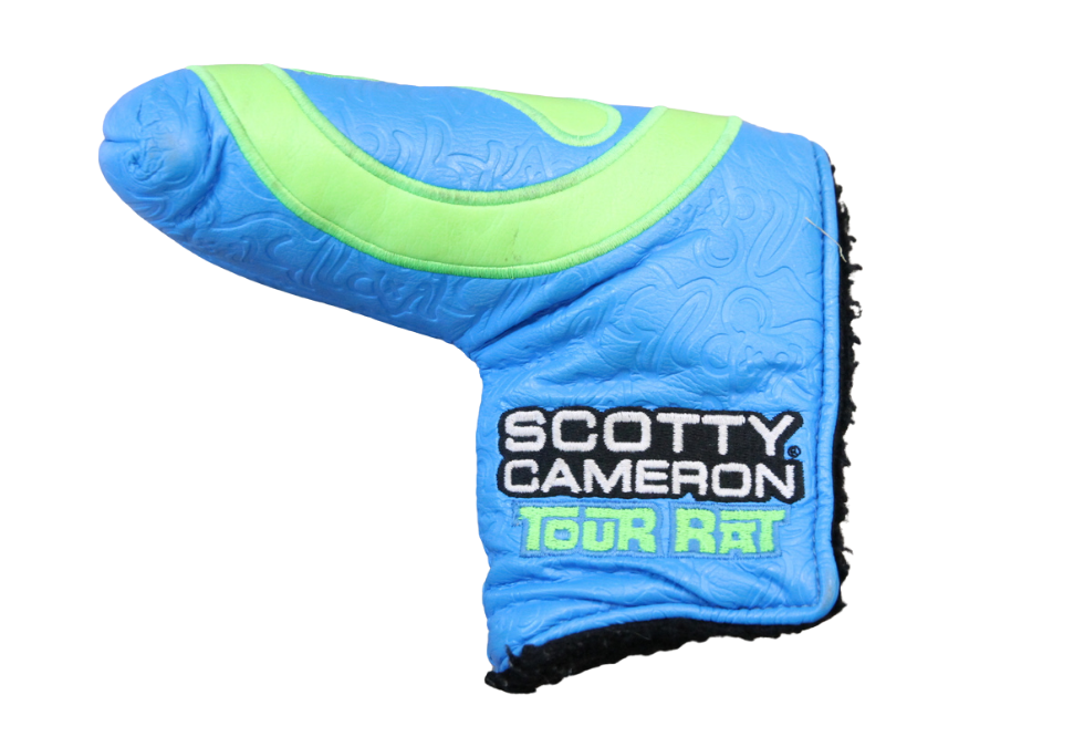 Scotty Cameron Circle T Tour Rat Embossed Blue/Lime Green Blade Headcover