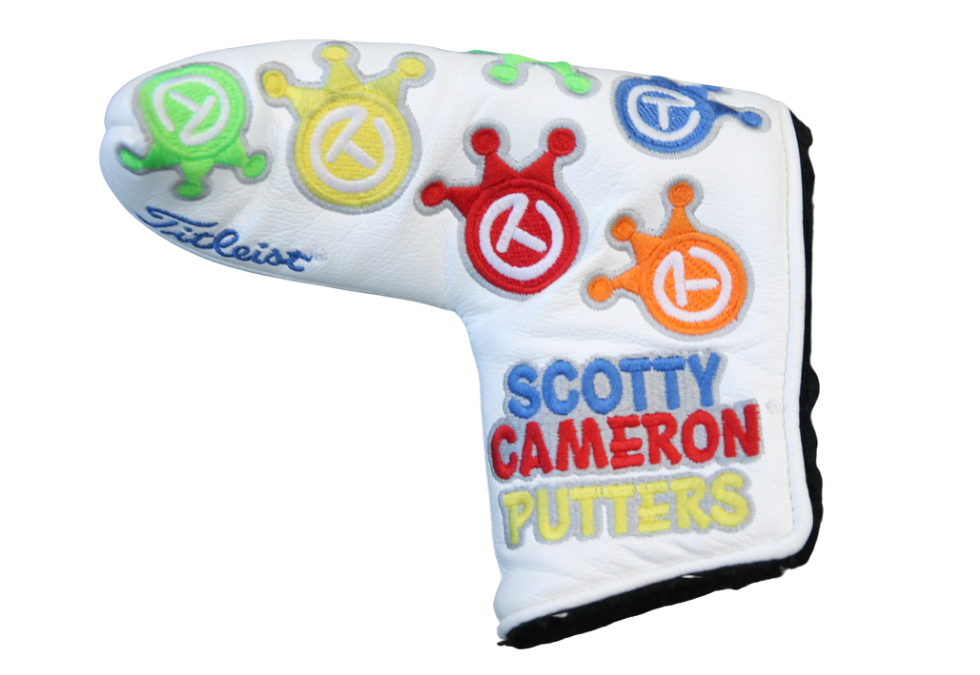 Scotty Cameron Circle T White Dancing Paint Splash Crowns Blade Headcover