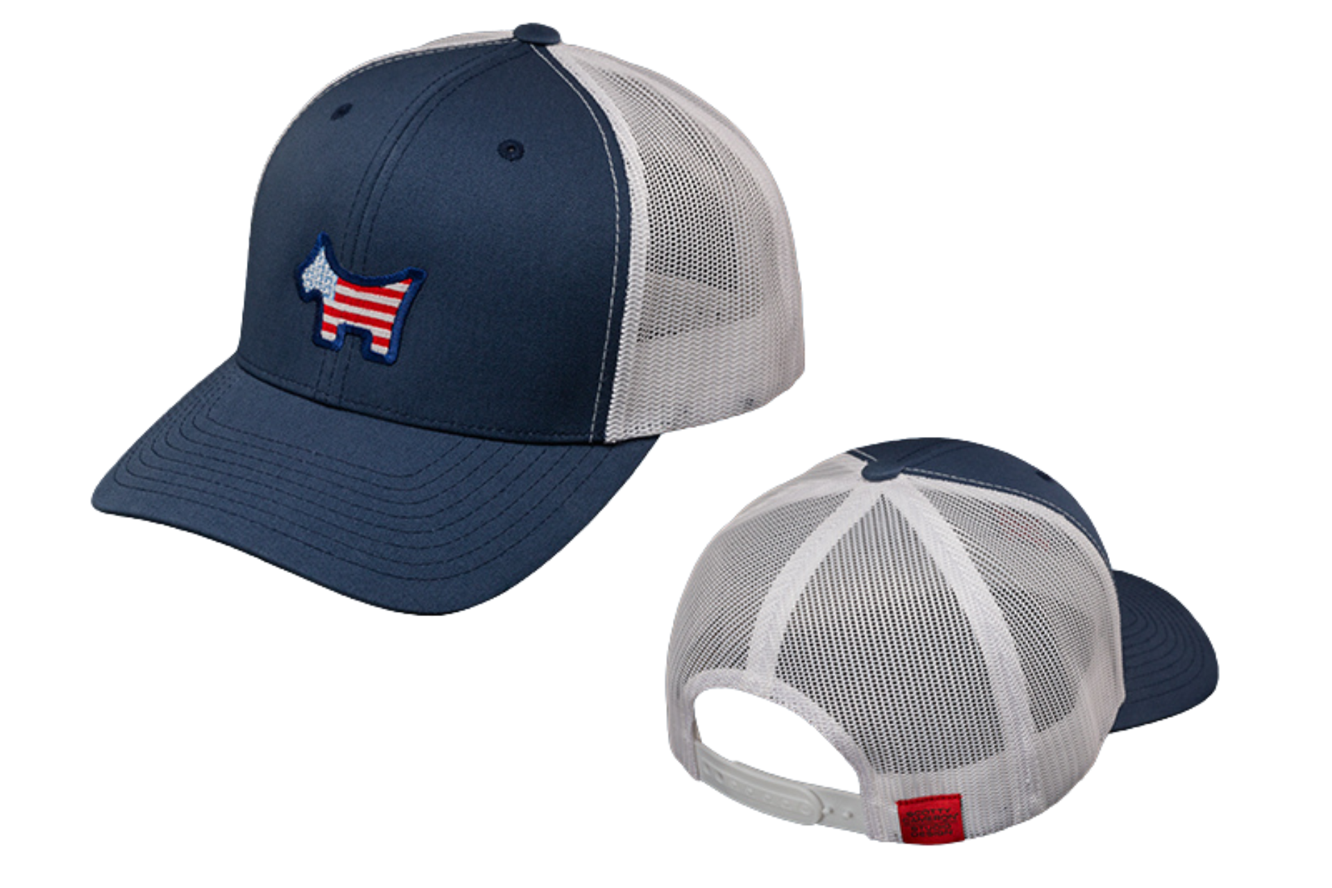 New Scotty Cameron Snapback Navy/White Scotty Dog Mesh Hat
