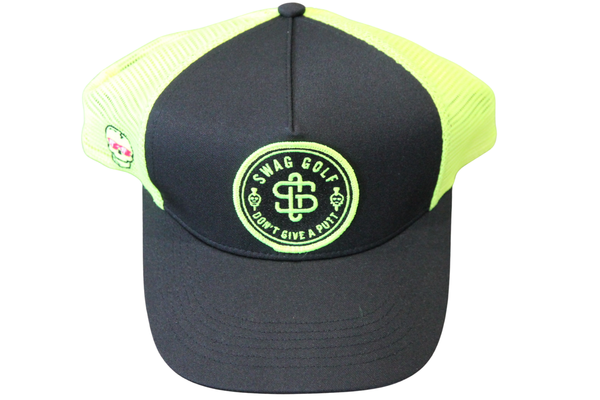 Swag Golf x Dont Give a Putt Black/Yellow Hat