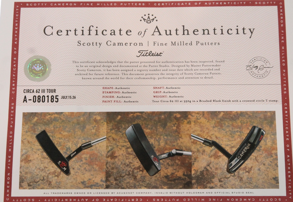 Scotty Cameron Circa 62 No.3 34"