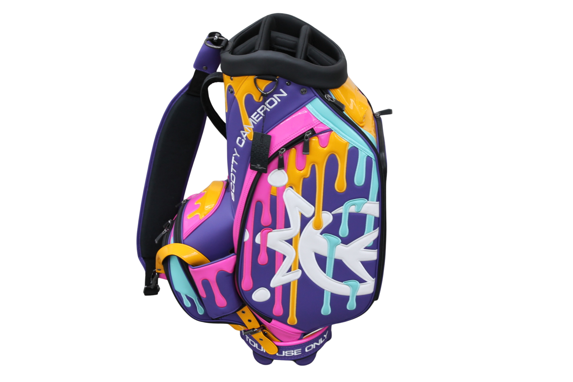 New Scotty Cameron Circle T 2026 Purple Paint Drop Tour Bag
