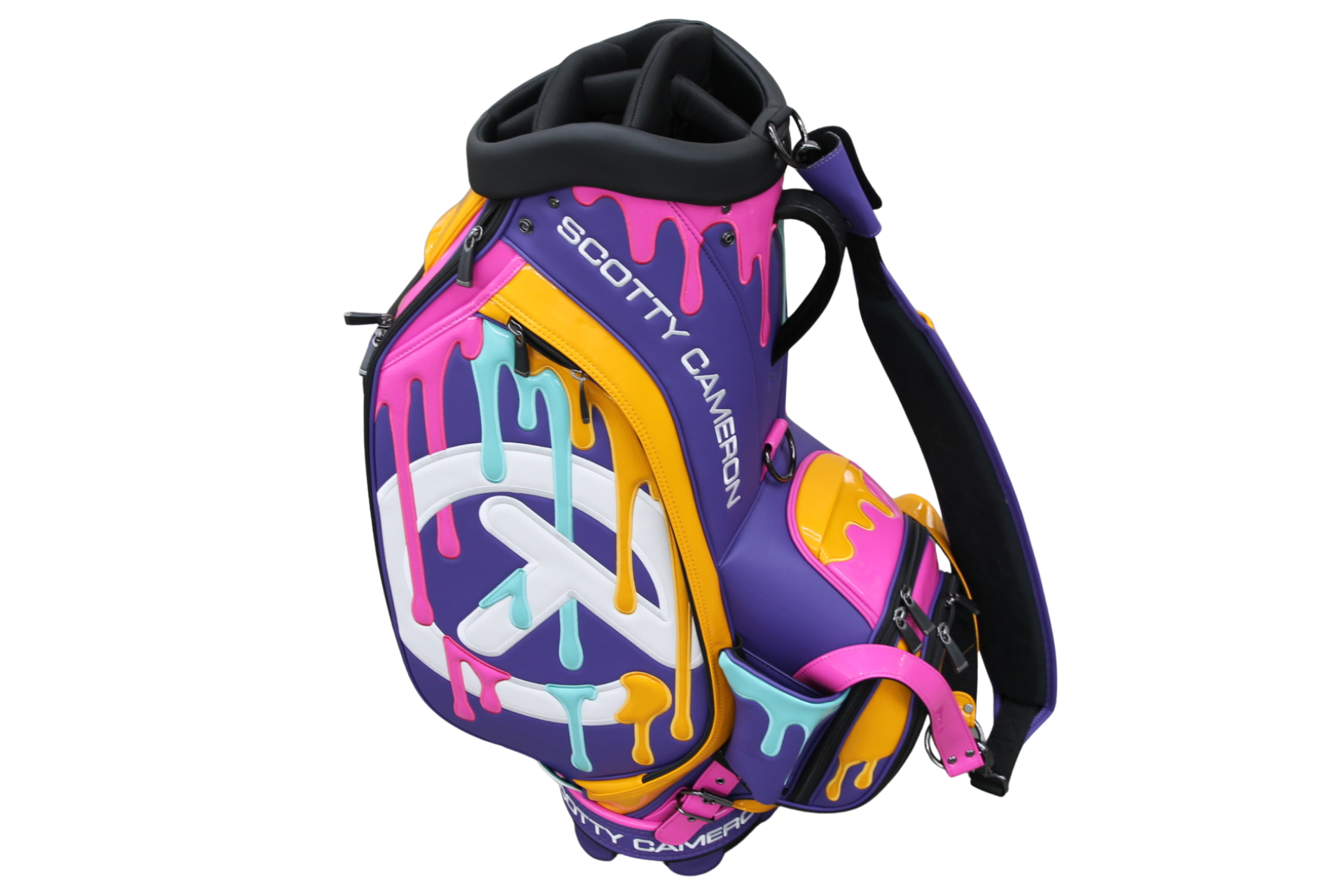 New Scotty Cameron Circle T 2026 Purple Paint Drop Tour Bag
