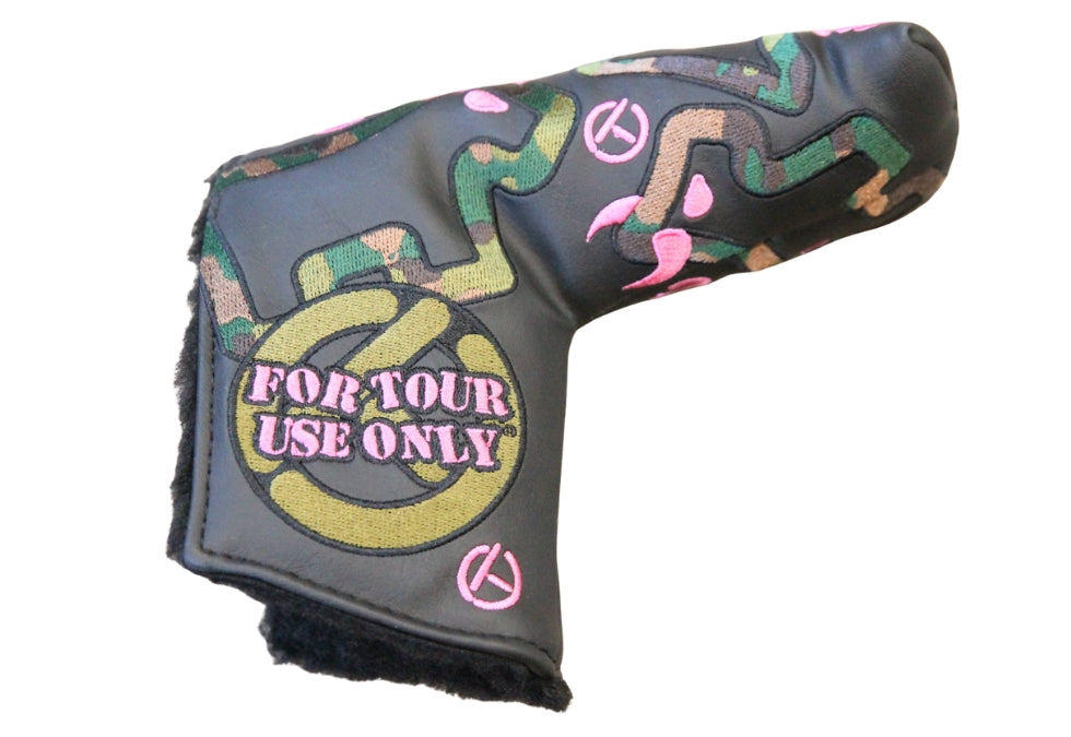 Scotty Cameron Circle T Pink Camo Bulldog Blade Headcover