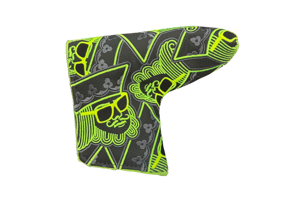 Swag Golf's "GREEN STACKED KING" Blade Cover