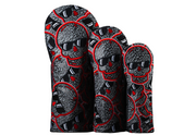 Swag Golf's "BLACK ELEPHANT STACKED SKULLS 2.0 " Wood Cover Set