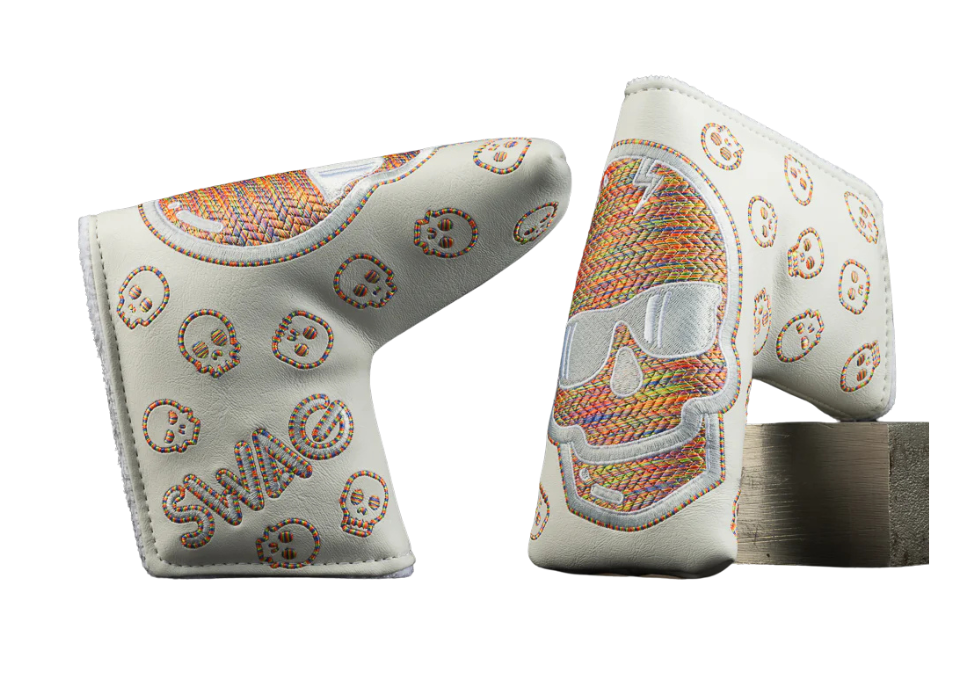 Swag Golf's "HERRINGBONE SKULL" Blade Cover