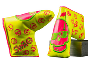 Swag Golf's "Swagenta Augusta Skull" Blade Cover