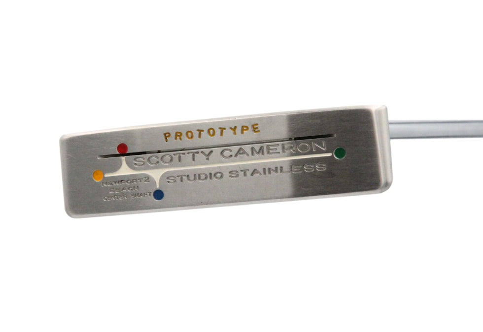 Scotty Cameron Studio Stainless Newport 2 Prototype Center Shafted 35 ...