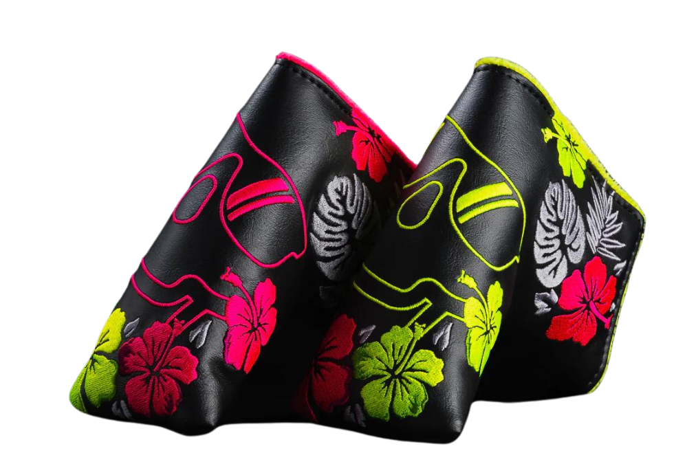 Floral Skull Blade Cover (Yellow)