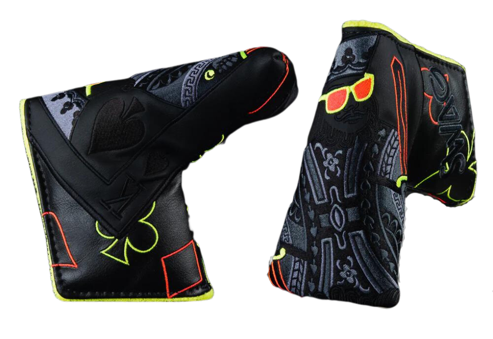 Swag Golf "Orange and Bolt Eclipse King of Swag" Blade Headcover