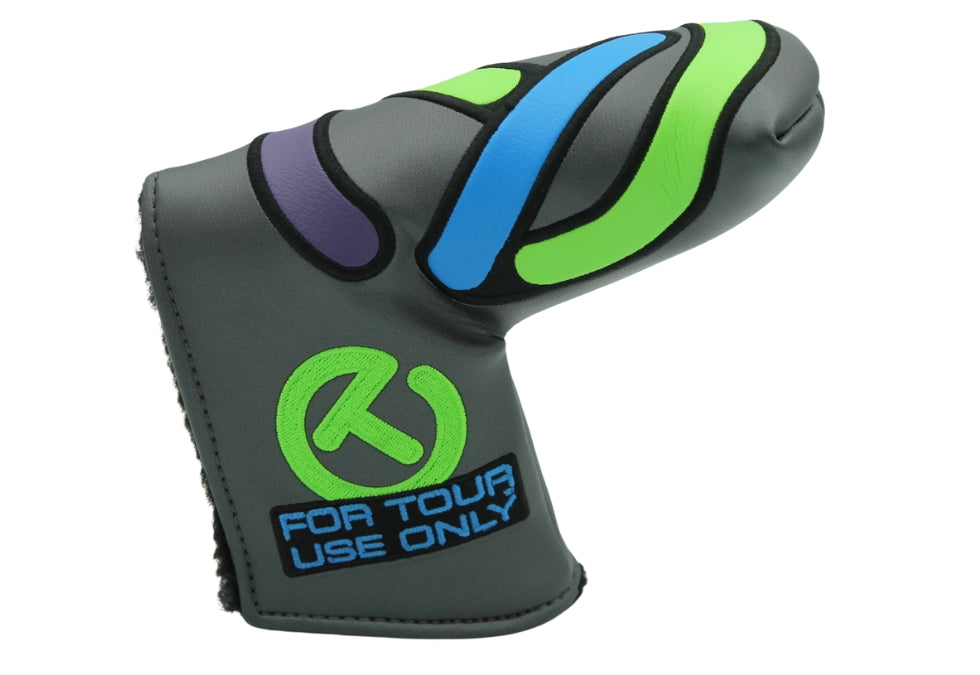 Scotty Cameron Circle T Stick Figure Blade Headcover (Neon/Blue/Purple)