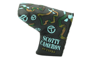 Scotty Cameron Circle T Tiffany Camo Bulldog Mid Mallet Headcover