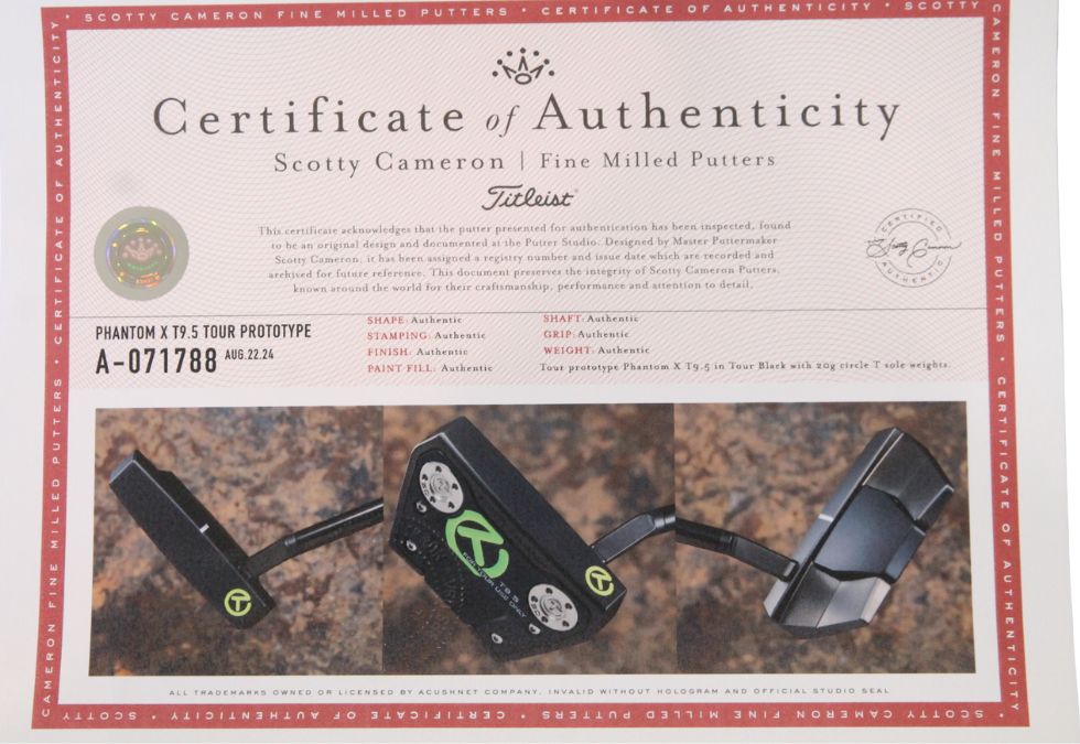 Scotty Cameron Circle T Phantom T9.5 34"