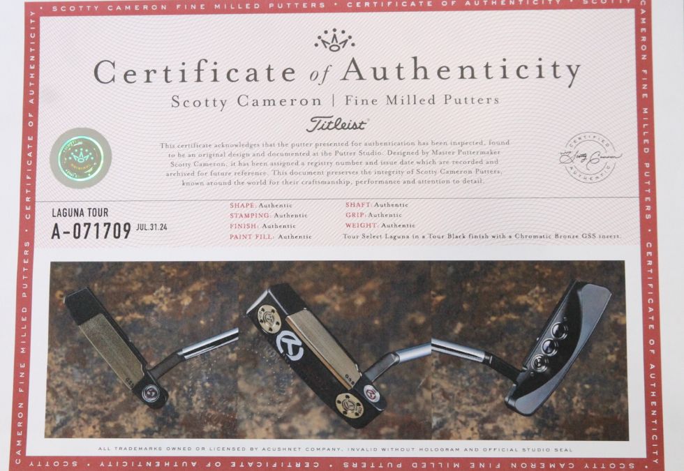 Scotty Cameron Circle T TSL GSS 34"