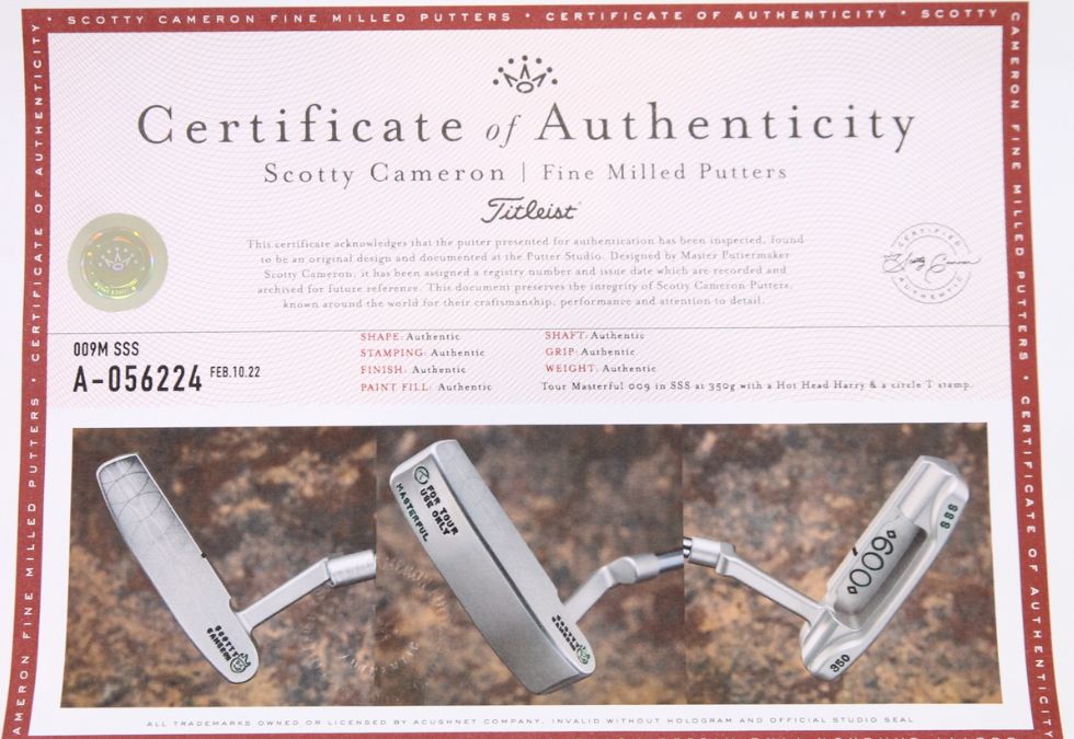 Scotty Cameron Circle T 009M SSS 34"