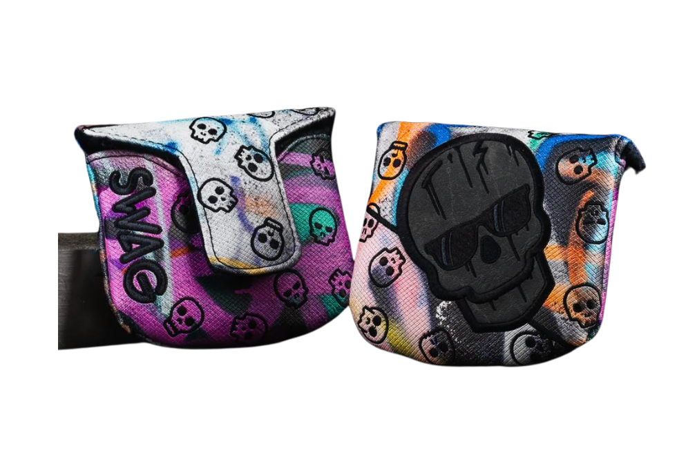 Swag Golf's "SPRAY PAINT SKULL" Mallet Cover