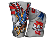 Scotty Cameron 2025 Stars and Flight Mid Mallet Headcover Silver