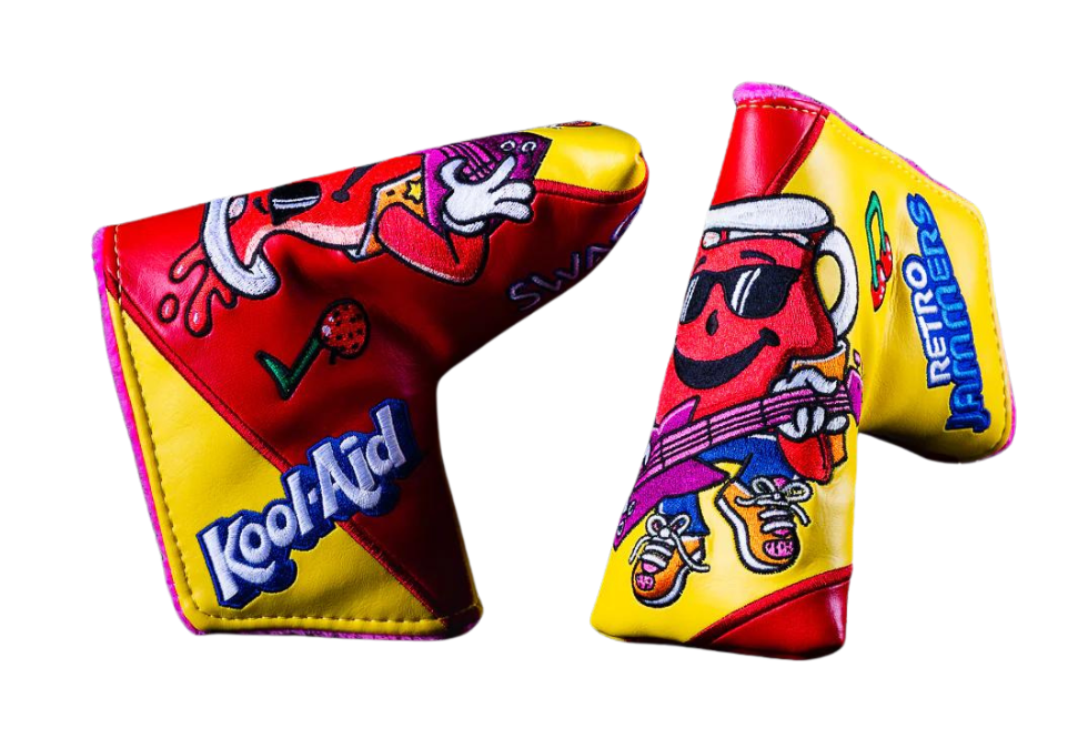 Swag Golf's "KOOL-AID RETRO JAMMERS ROCK-A-DILE RED" Blade Cover