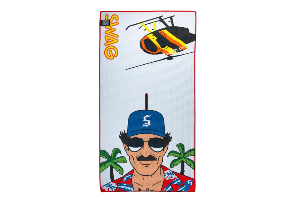 Swag Golf's "PRIVATE INVESTIGATOR PLAYERS" Towel
