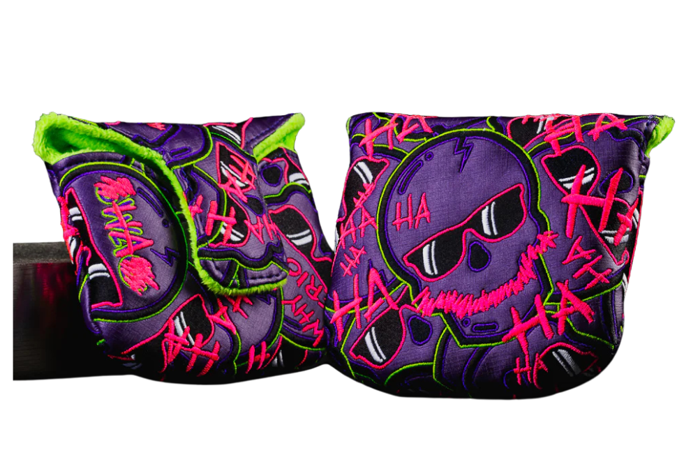 Swag Golf's "DEFACED STACKED SKULLS 2.0" Mallet Cover