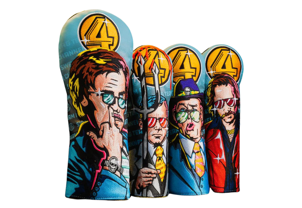 Swag Golf's "NEWS ANCHOR TEAM" Wood Cover Set