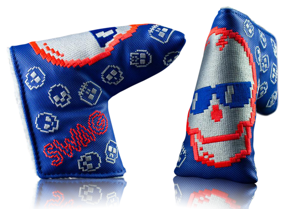 Swag Golf "8 Bit Skull" Blade Headcover