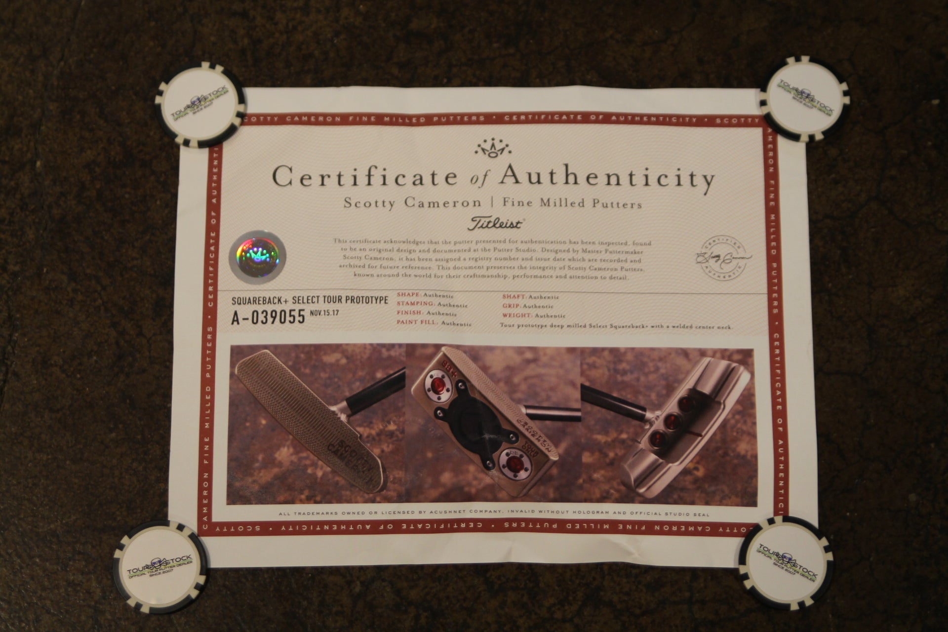 Scotty Cameron Circle T Squareback+ Prototype 34"