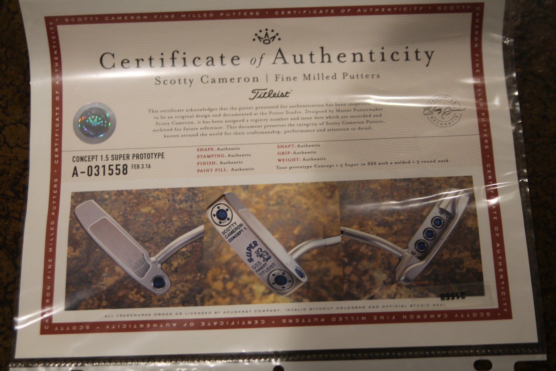 Scotty Cameron Circle T Super Rat 1.5 Concept 1 34"