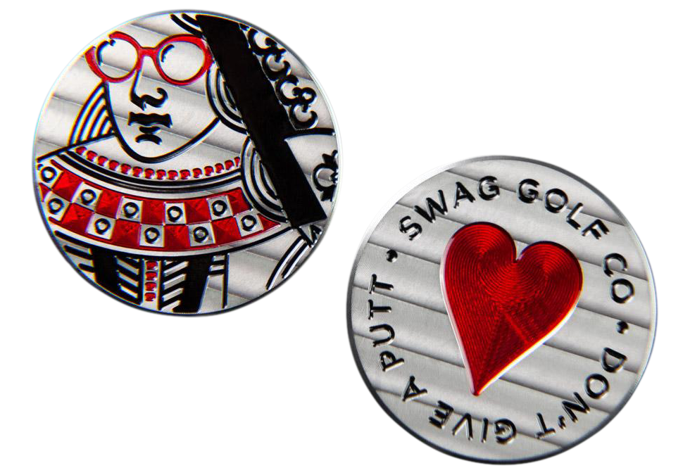 SWAG Golf Queen of Hearts Marker - Thumbnail 5