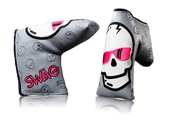 Swag Golf Silver & Flair Skull Headcover