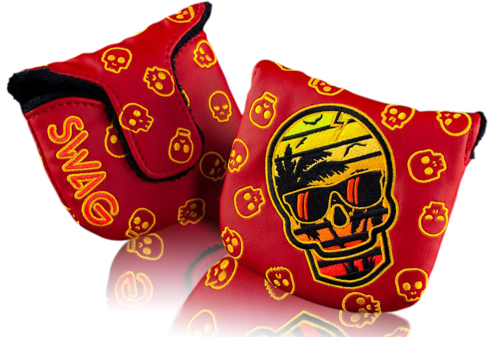 Swag Golf "Sunset Skull" Mallet Headcover