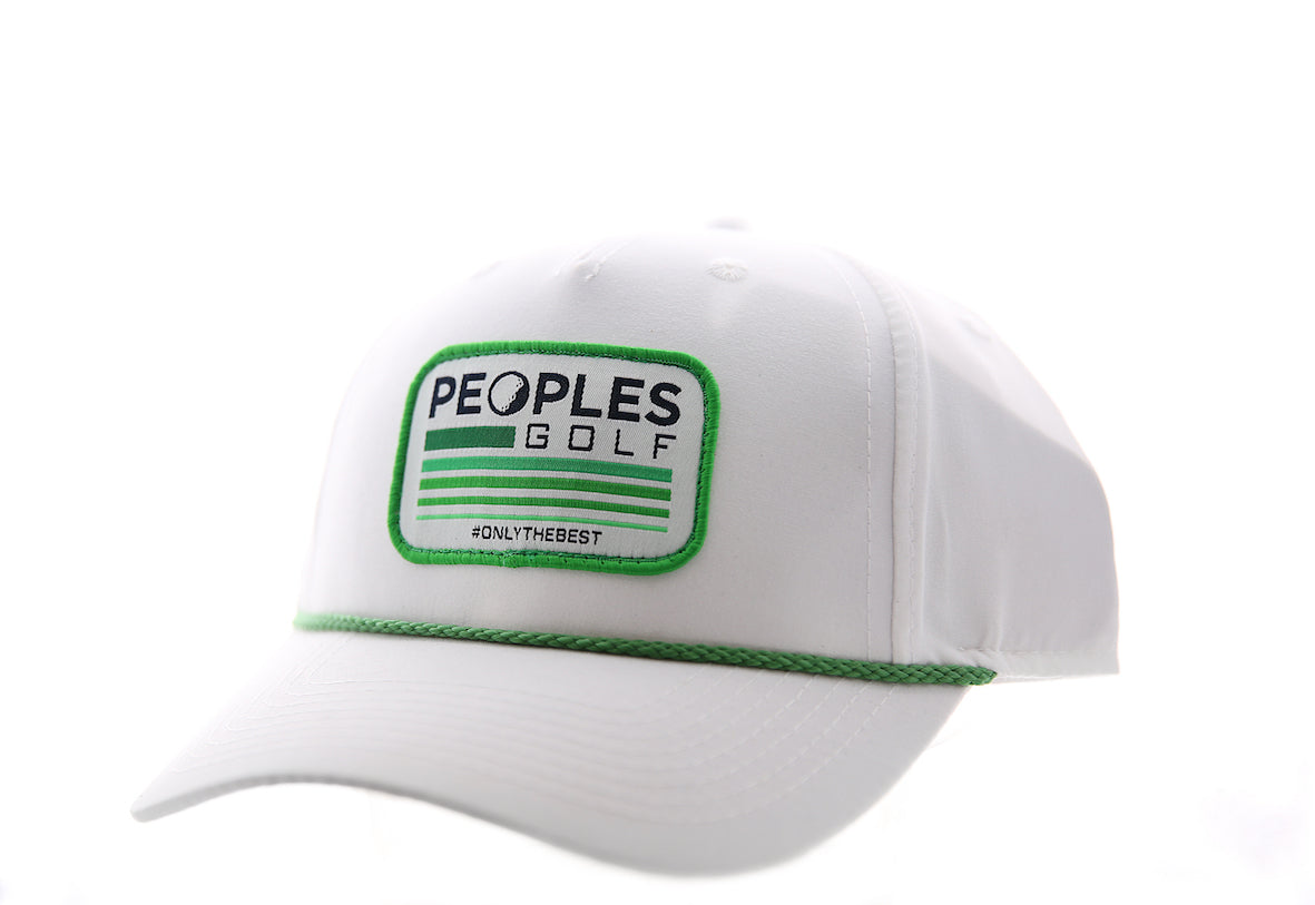 Peoples Golf White Rope Hat
