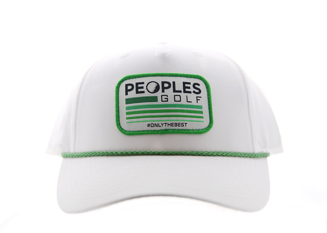 Peoples Golf White Rope Hat