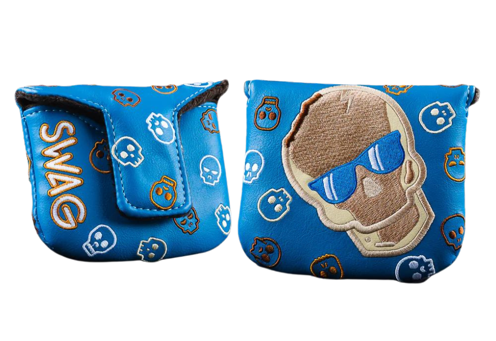 Swag Golf "Sunday Skull 010" Mallet Headcover