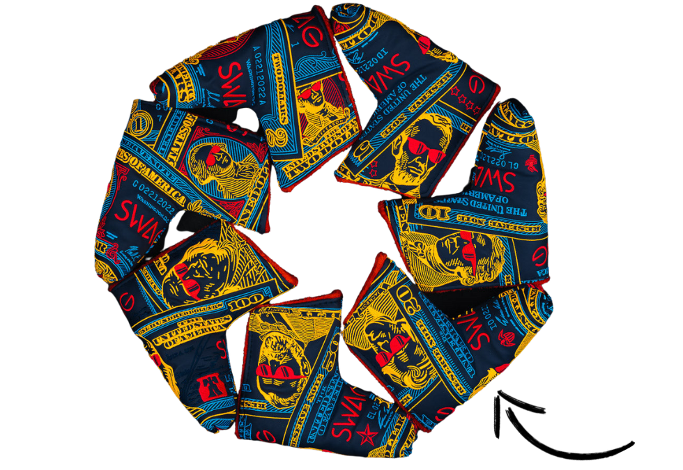 Swag Golf "The Almighty Dollar 2.0" Blade Headcover ($20)