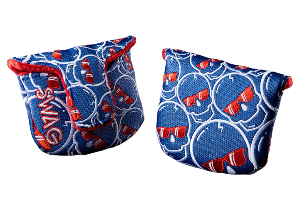 Swag Golf "Patriotic Concentric Skulls" Mallet Headcover