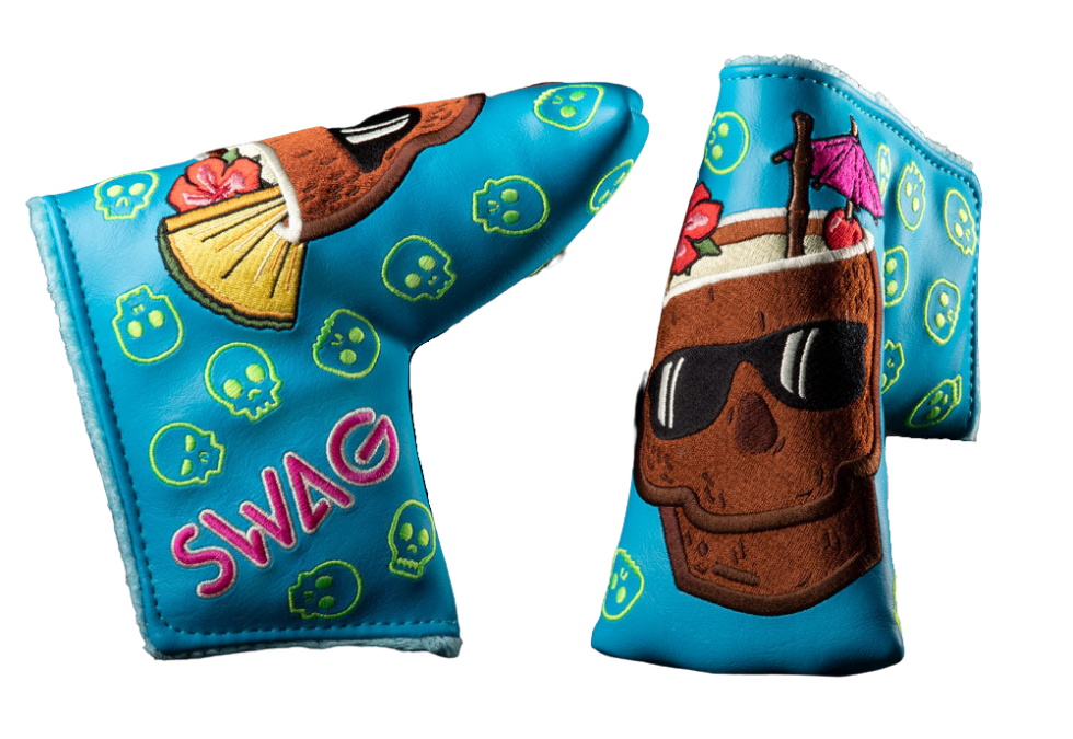Swag Golf "Pina Colada Skull" Blade Headcover