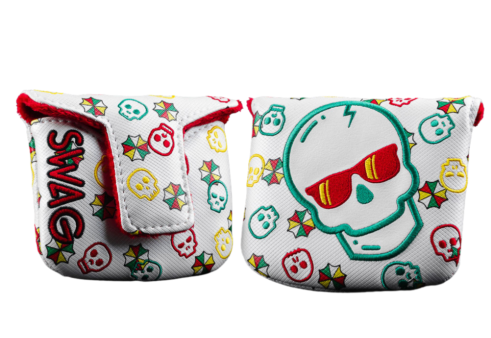 Swag Golf "Sunday Skull 003" Mallet Headcover