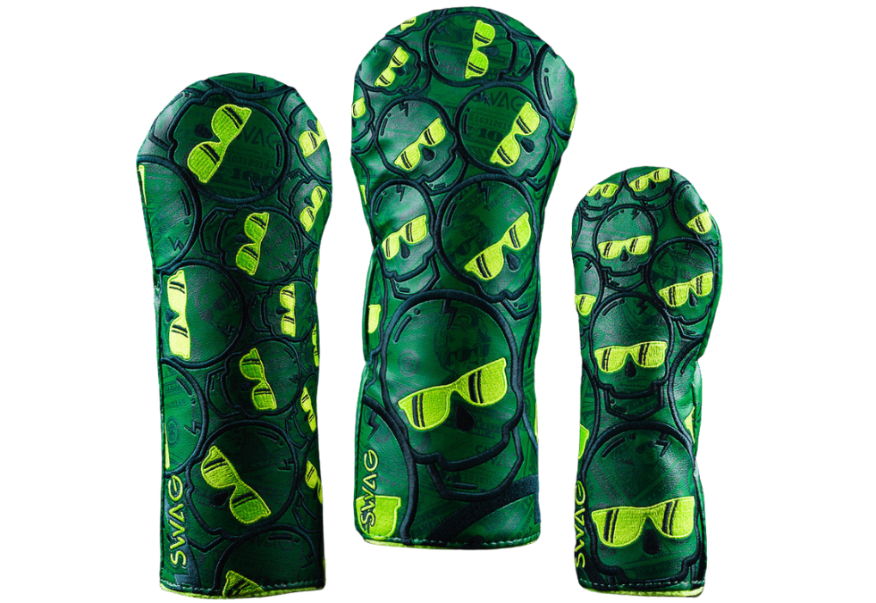 Swag Golf "Easy Money Concentric Skulls" Wood Cover Set