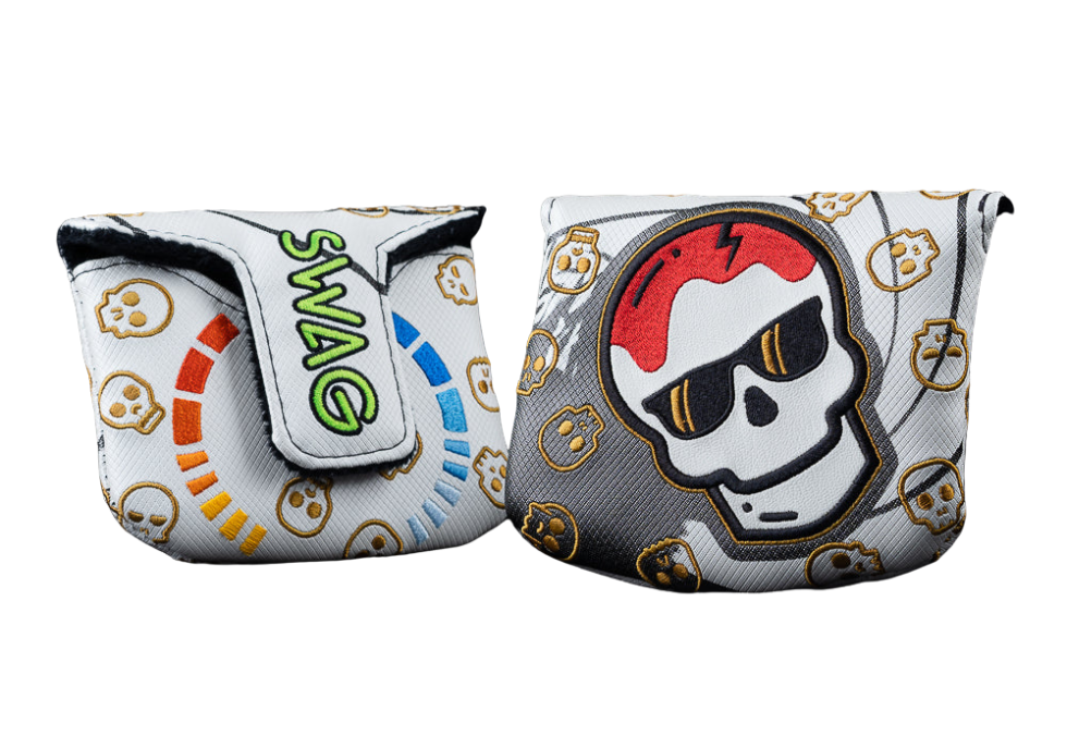 Swag Golf "Sunday Skull 007" Mallet Headcover