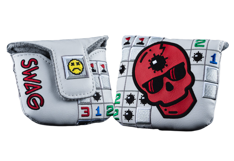 Swag Golf "Sunday Skull 014" Mallet Headcover