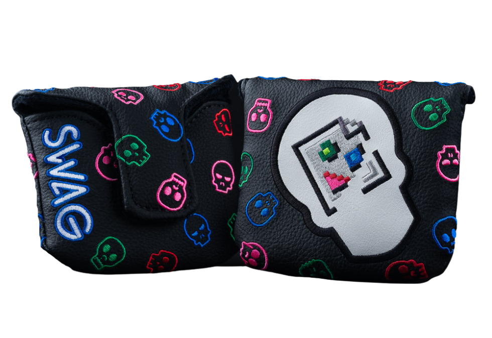 Swag Golf "Sunday Skull 012" Mallet Headcover
