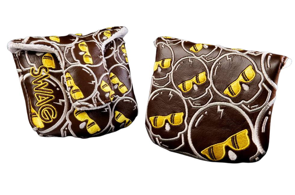 Swag Golf "Whammy Concentric Skulls" Mallet Headcover