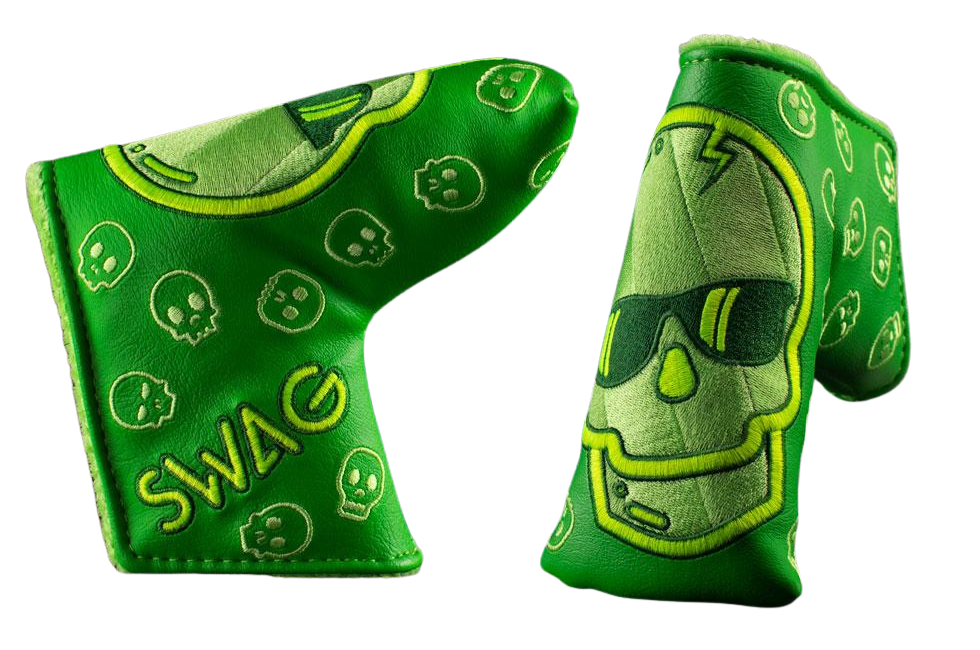 Swag Golf "Freshley Mowed Skull" Blade Headcover